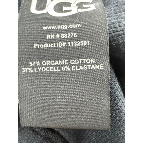 UGG Australia Skirt Women's Medium Black Ribbed Midi A Line Fitted Side Slit - Picture 8 of 8